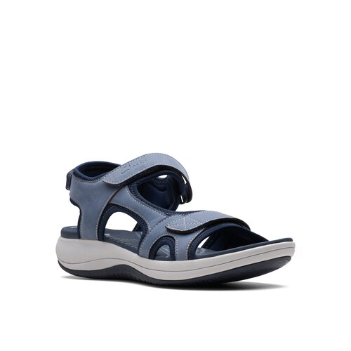 Sandalia Confort Clarks con Velcro Ajustable para Mujer