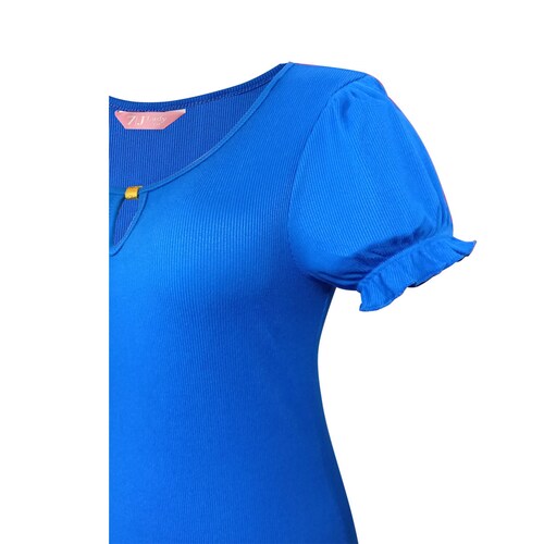 Playera Cuello Redondo con Gota 7Jlady para Mujer