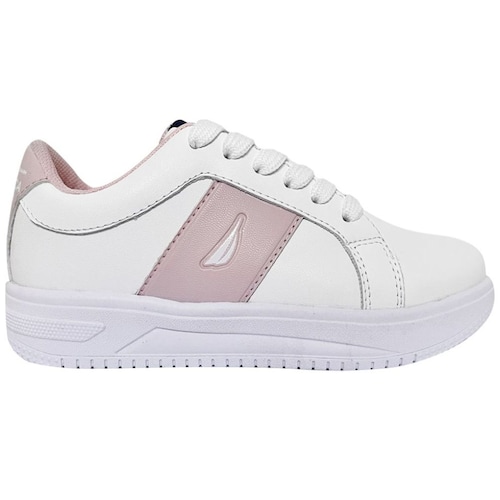 Tenis con Agujeta 19-24 Blanco Náutica para Niña
