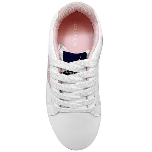 Tenis con Agujeta 19-24 Blanco Náutica para Niña