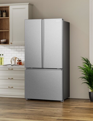 Refrigerador Hisense Pta Fran 22P Rf22N6Fcx Acero