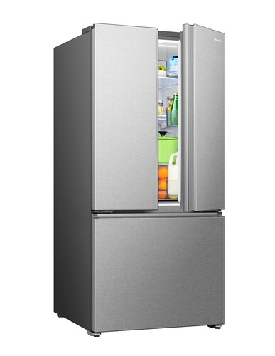 Refrigerador Hisense Pta Fran 22P Rf22N6Fcx Acero