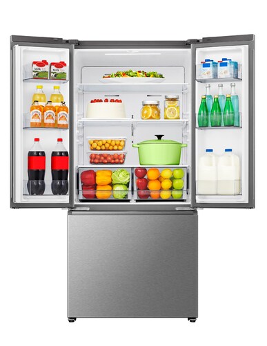 Refrigerador Hisense Pta Fran 22P Rf22N6Fcx Acero