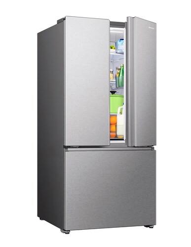 Refrigerador Hisense Pta Fran 27P Rf27N6Isx Acero