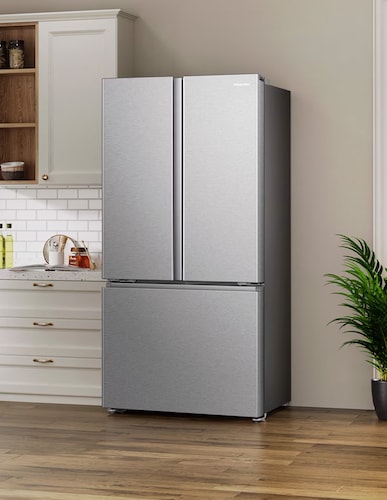 Refrigerador Hisense Pta Fran 27P Rf27N6Isx Acero