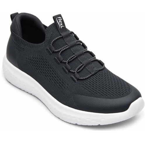 Sneaker Casual Slip On Color Gris Flexi para Hombre
