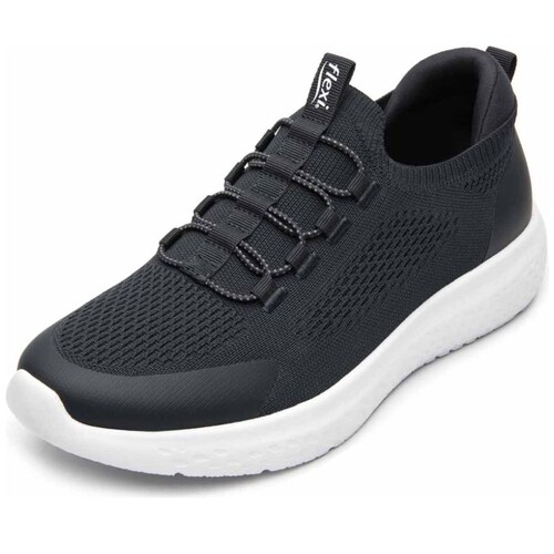 Sneaker Casual Slip On Color Gris Flexi para Hombre