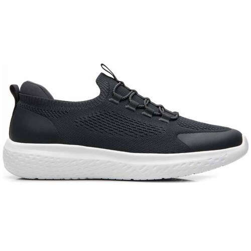 Sneaker Casual Slip On Color Gris Flexi para Hombre