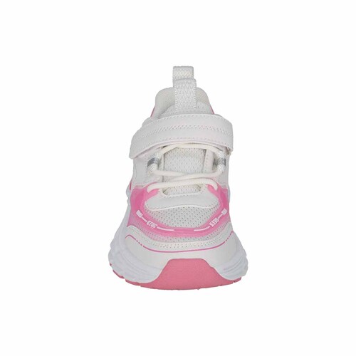 Tenis con Velcro 18-23 Rosa Coqueta para Niña