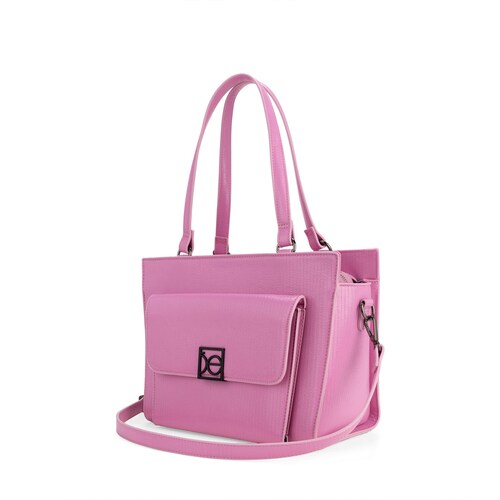 Bolsa Satchel Cloe Rosa para Mujer