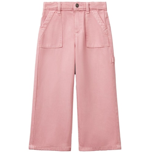 Pantalón con Bolsas Frontales Benetton para Bebé Niña