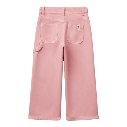 Pantalón con Bolsas Frontales Benetton para Bebé Niña