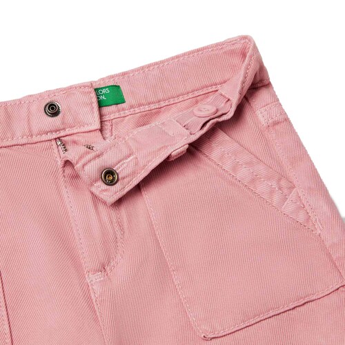 Pantalón con Bolsas Frontales Benetton para Bebé Niña