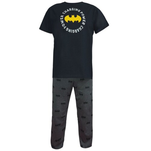Pijama de Playera con Diseño Batman Manga Corta para Hombre