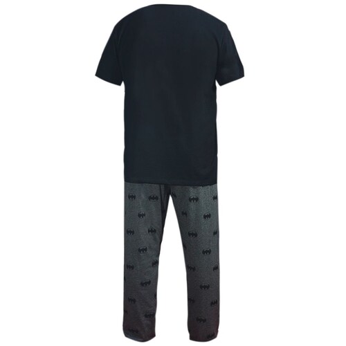 Pijama de Playera con Diseño Batman Manga Corta para Hombre