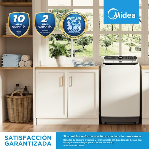 Lavadora Midea 16 Kg Blanca Ma512W16W