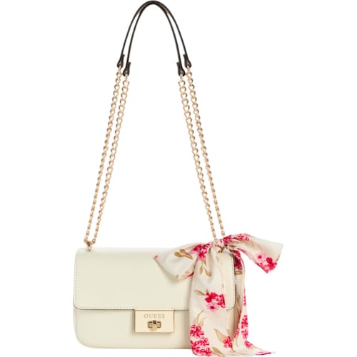 Bolso Guess Crossbody Beige Claro para Mujer