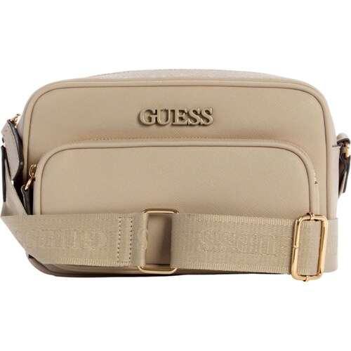 Bolso Guess Crossbody Café Claro para Mujer