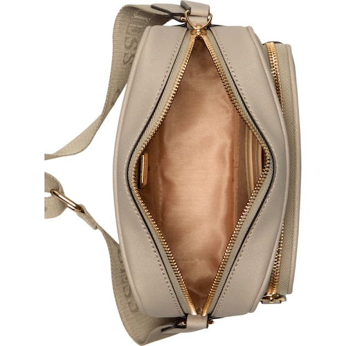 Bolso Guess Crossbody Café Claro para Mujer