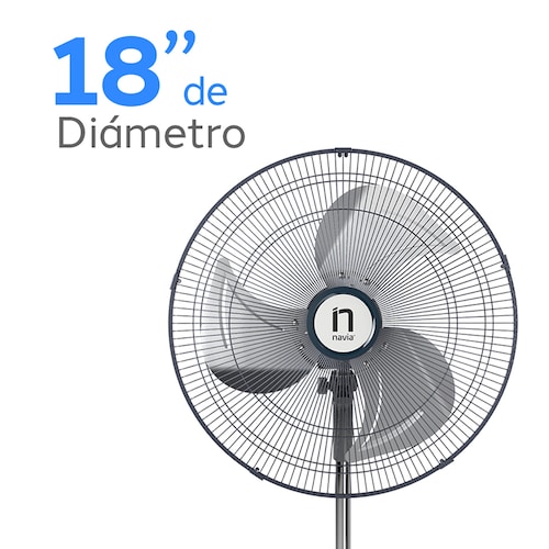 Ventilador de Pedestal Navia 18" Asp Met A18