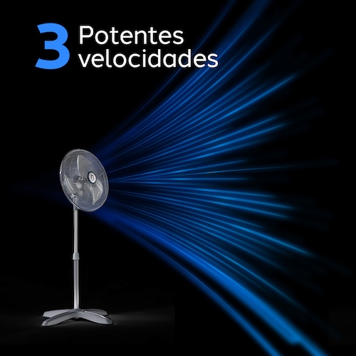 Ventilador de Pedestal Navia 18" Asp Met A18