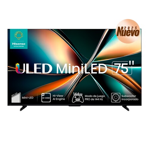 Pantalla Hisense 75 Pulgadas 4K Miniled 75U7Qg