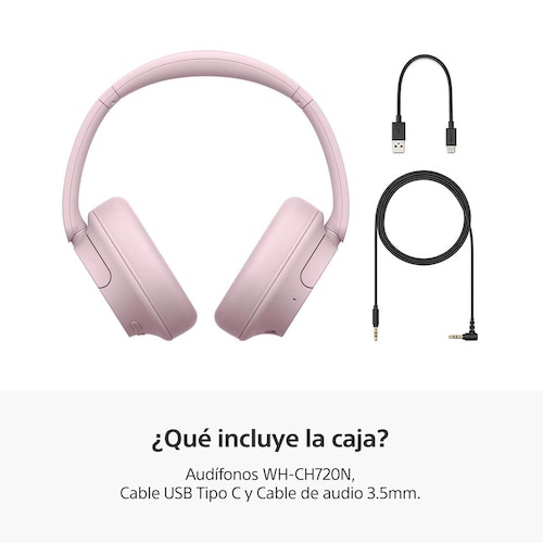 Audífonos Sony Wh-Ch720 Rosa