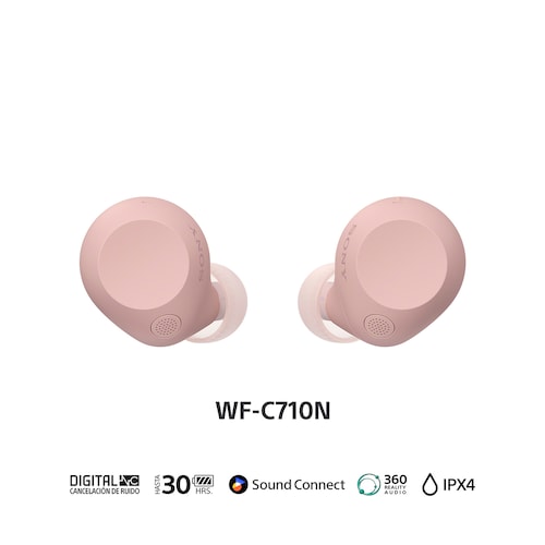 Audífonos Inalámbricos Sony Wf-C710N Rosas