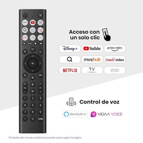 Pantalla Hisense 55 Pulgadas 4K Miniled 55U6Qv