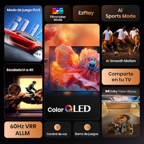 Pantalla Hisense 55 Pulgadas 4K Qled 55Qd6Qv
