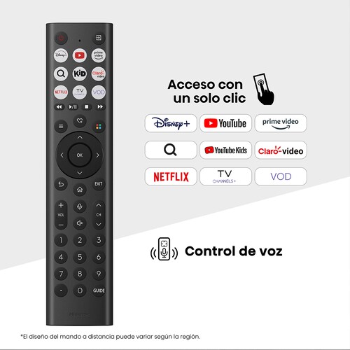 Pantalla Hisense 55 Pulgadas 4K 55A65Nv