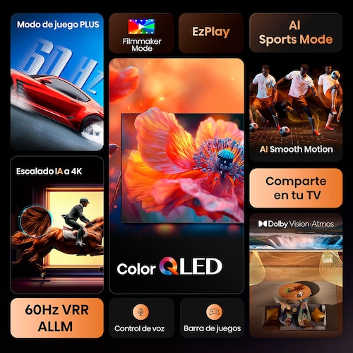 Pantalla Hisense 50 Pulgadas 4K Qled 50Qd6Qv