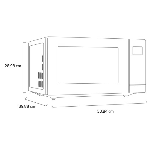 Horno de Microondas LG Neochef Grill 1Ms3032