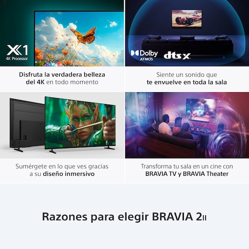 Pantalla Sony Bravia 55 Pulgadas 4K Led Bravia 2