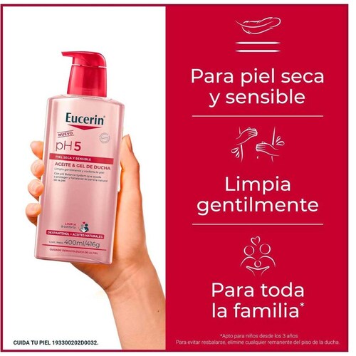 Eucerin Ph5 Gel y Aceite de Ducha