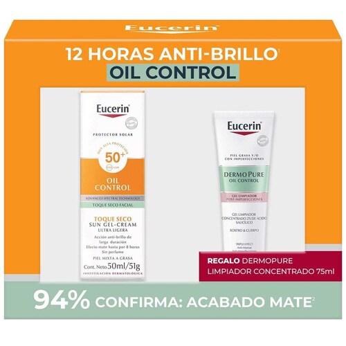Epack Eucerin 2Pack Sun Oil Control Toque Seco