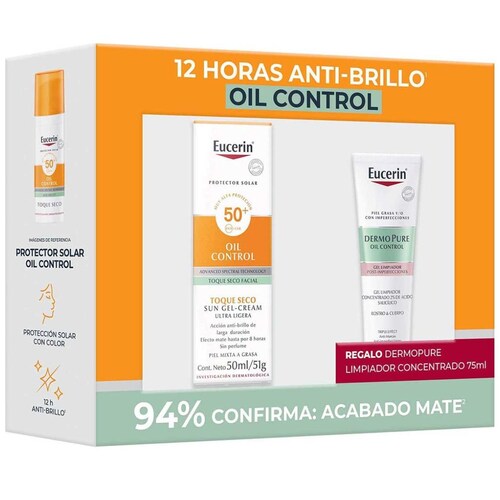 Epack Eucerin 2Pack Sun Oil Control Toque Seco