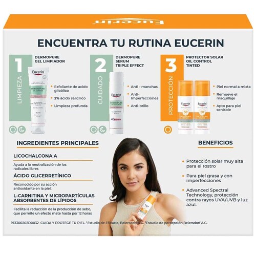 Epack Eucerin 2Pack Sun Oil Control Toque Seco