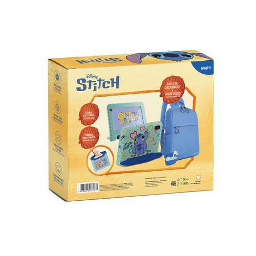 Tableta Combo Crossbody y Audífonos Stich Stf