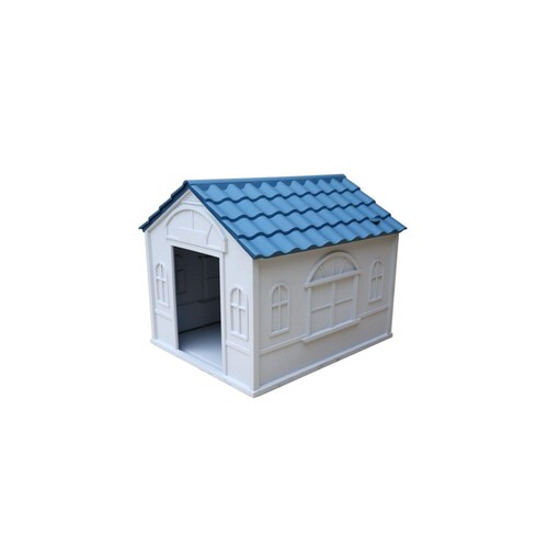 Casa de Plástico para Mascota Azul/blanco Famoc