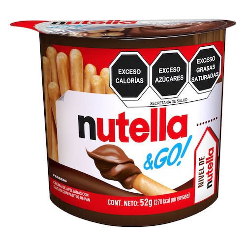 Nutella & Go - Crema de Avellanas con Cacao y Palitos de Pan