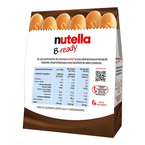 Galletas Rellenas Nutella B-Ready