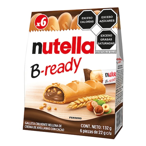 Galletas Rellenas Nutella B-Ready