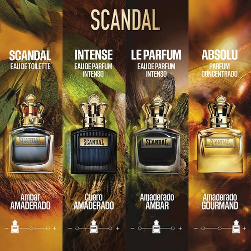 Eau de Parfum Jean Paul Gaultier Scandal Intense 150 Ml para Hombre