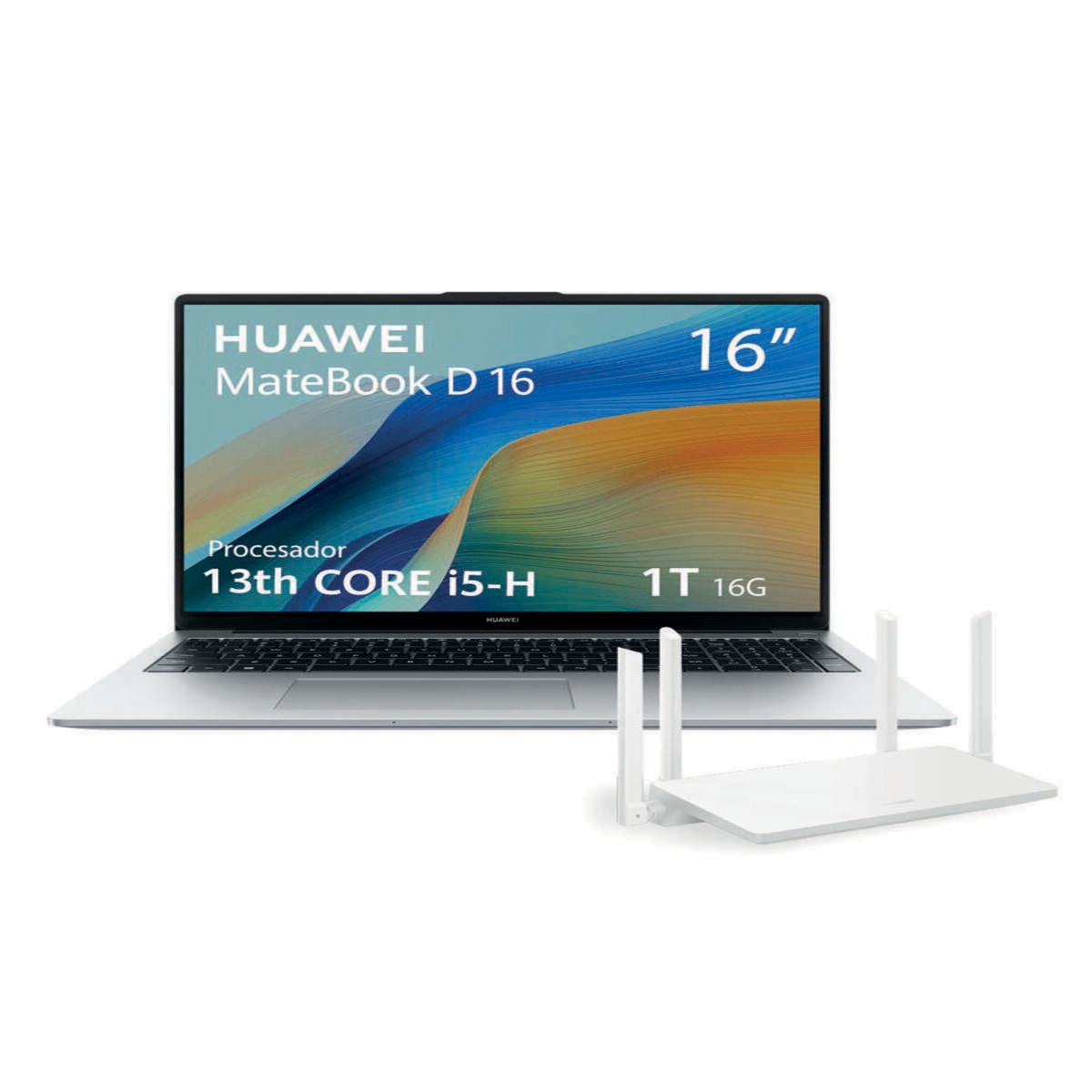 Laptop Huawei Matebook D16 I513H 16 1T Router Ax2