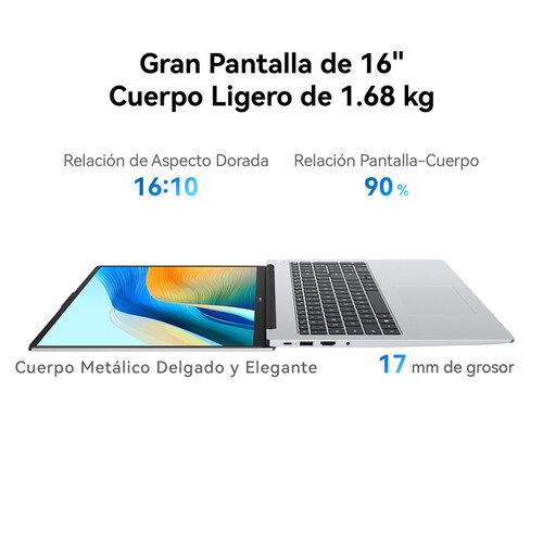 Laptop Huawei Matebook D16 I512 16Gb 1T Freebuds
