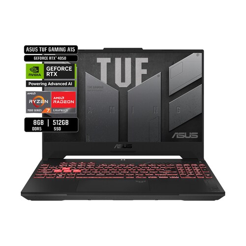 Laptop Asus Gamer Ryzen 7 8 Gb Ram 512 Gb Rtx4050