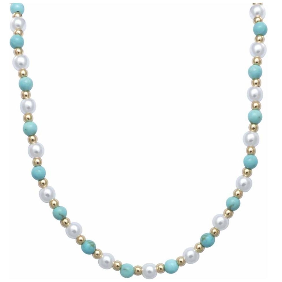 Collar con Beads Turquesa Queen Victoria