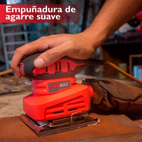 Lijadora 1/4 de Hoja Y Accesorios Promaker