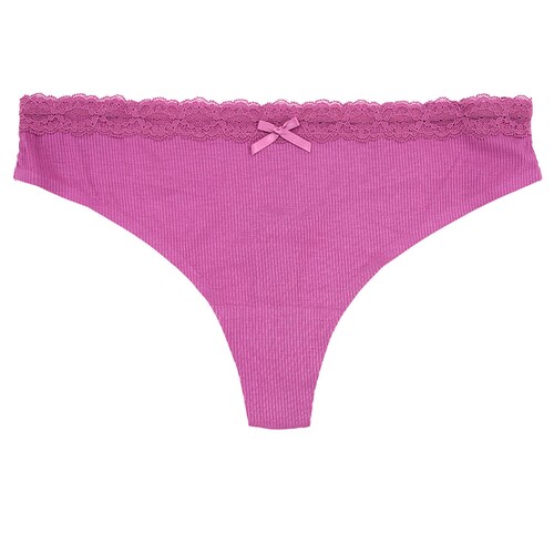 Tanga de Encaje Couture para Mujer